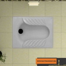 توالت زمینی گلسار فارس مدل یاس
